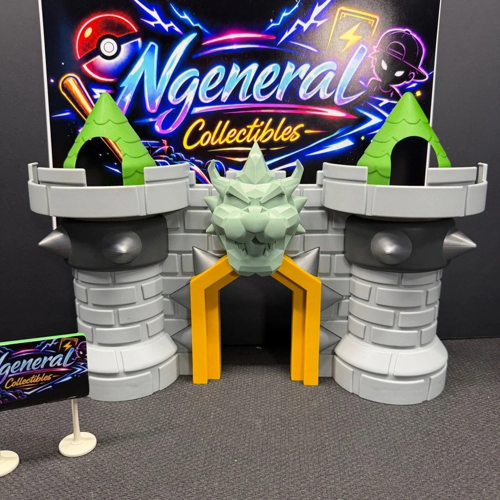 KNEX Super Mario Bowsers Castle Entrance Facade Replacement Part 0513098 Grey